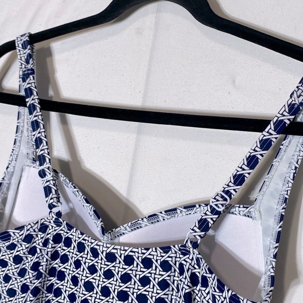 BOND-EYE Australia Navy Blue White Print One Piece Swimsuit XS - Picture 9 of 12